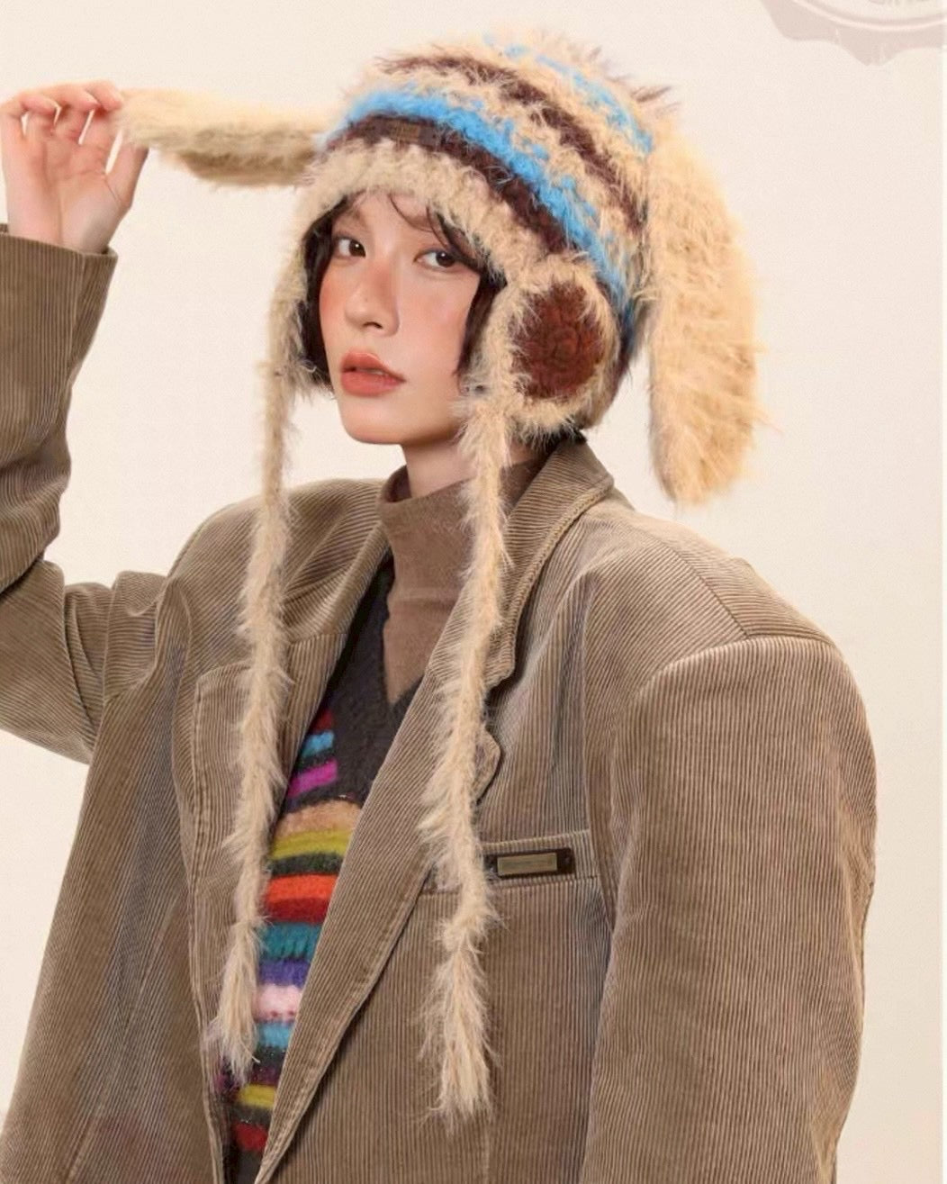 バニーニット帽