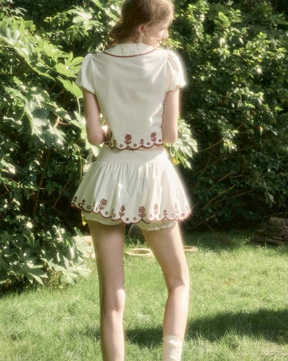 Märchen short tops & skirt