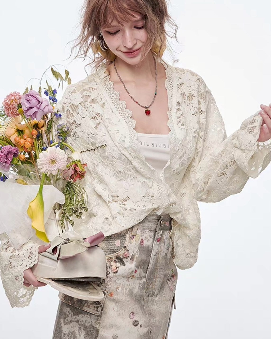 lace cardigan