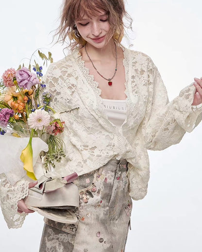 lace cardigan