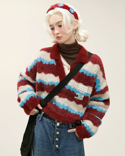 01 polo cardigan