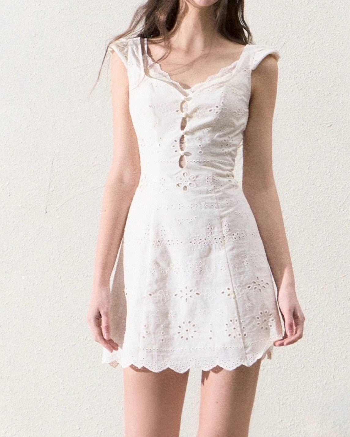 White lace dress short or long