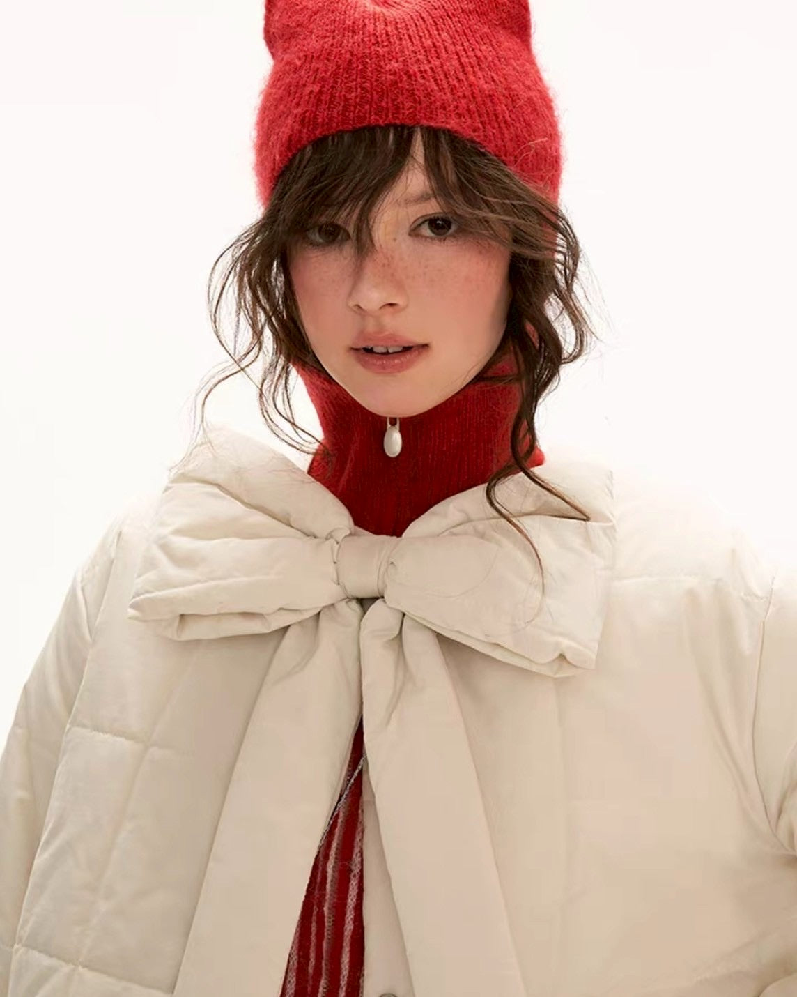 リボンショートアウター