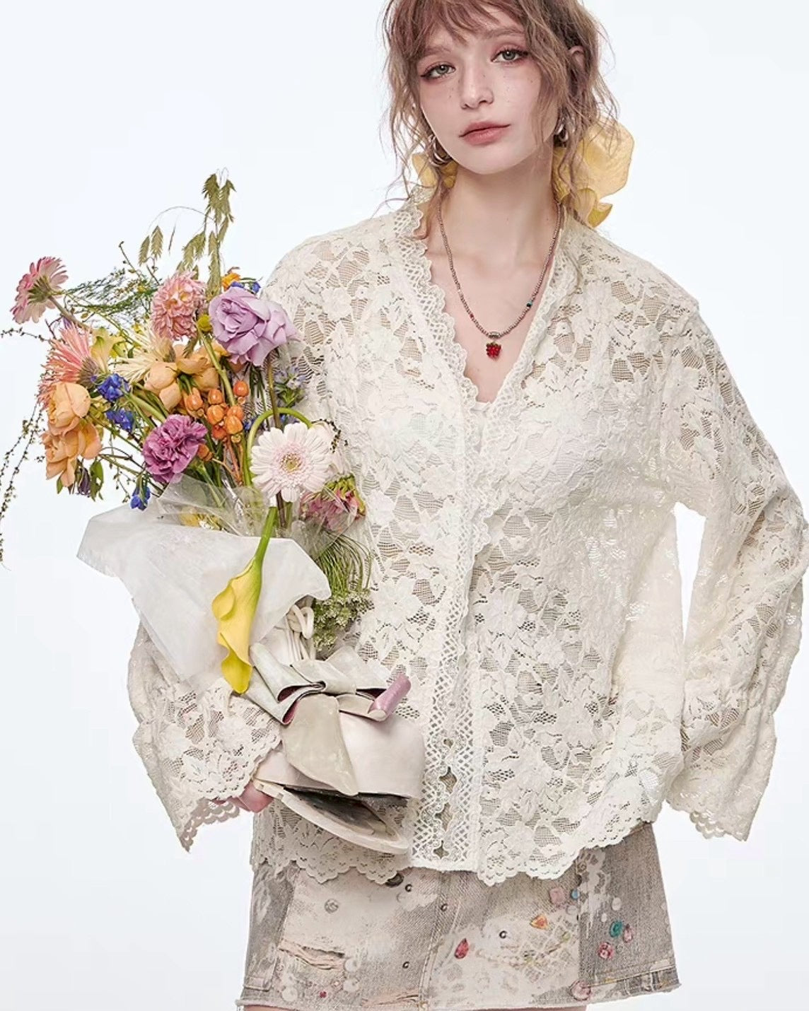 lace cardigan