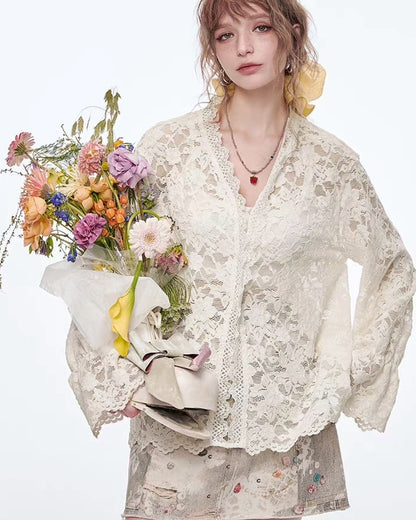 lace cardigan