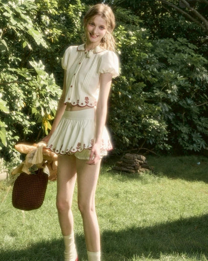Märchen short tops & skirt