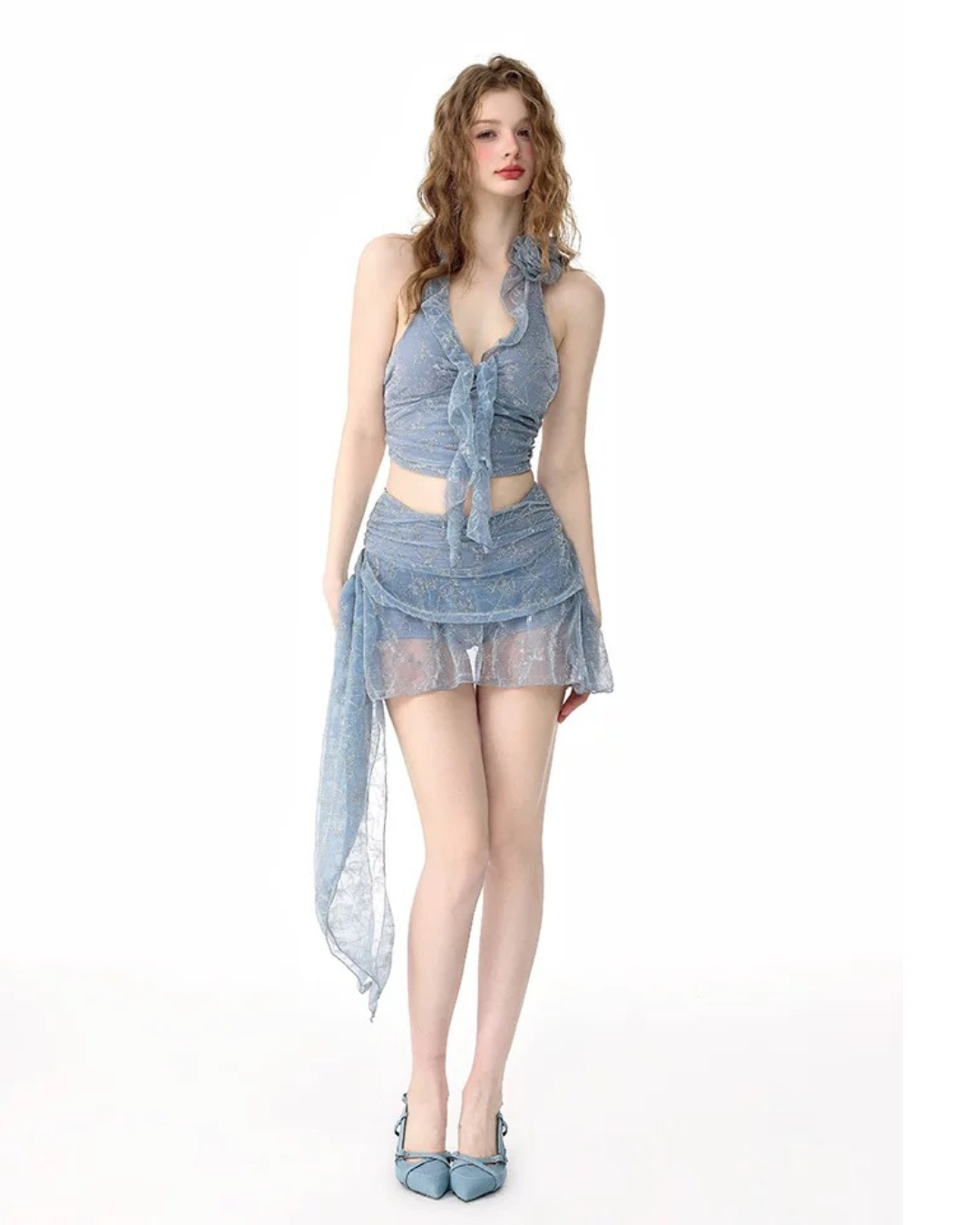 race denim swimwear
