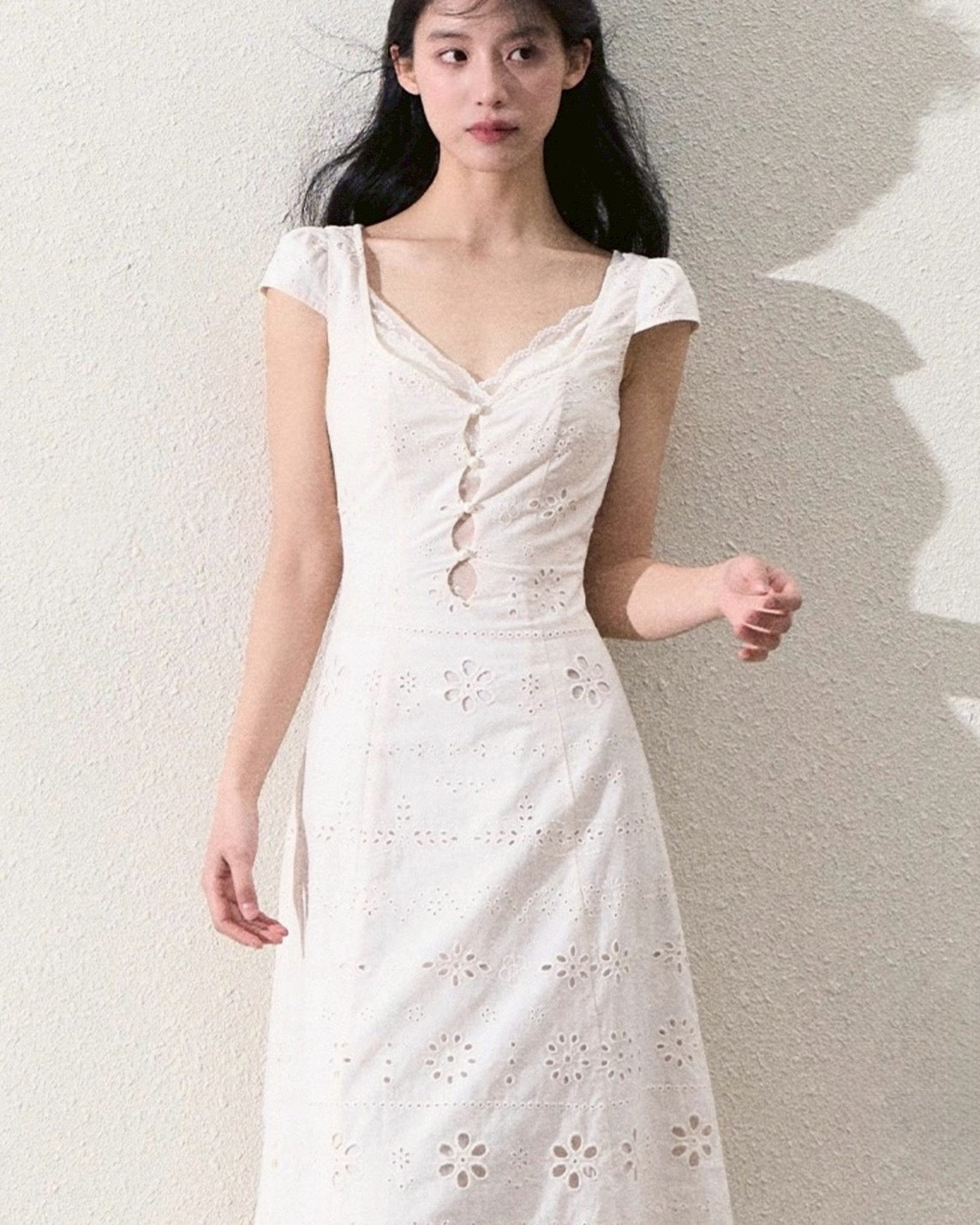 White lace dress short or long