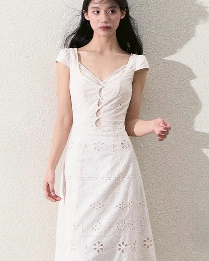 White lace dress short or long