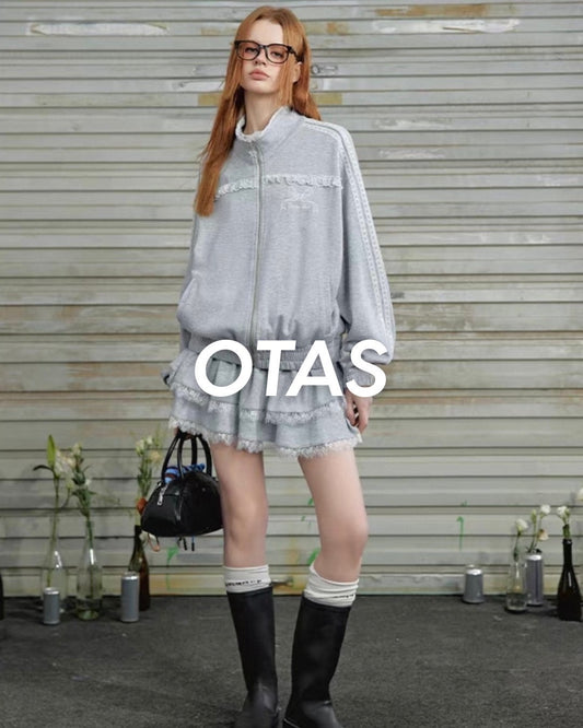 スウェットフリルセットアップ