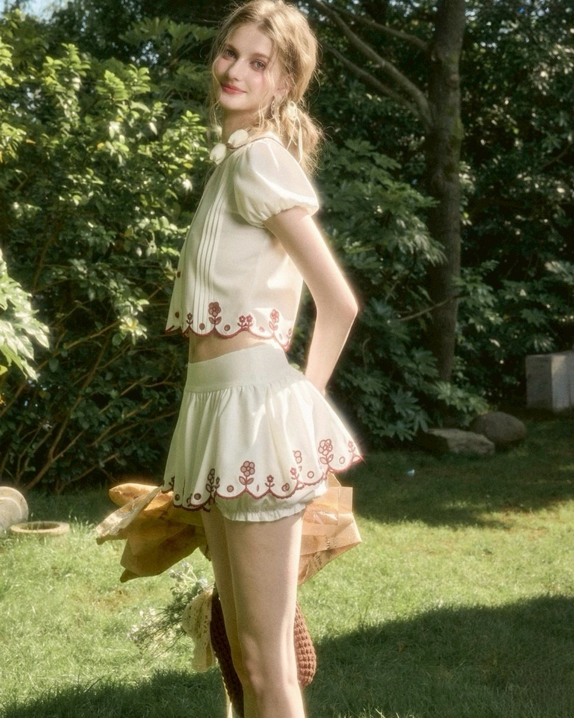 Märchen short tops & skirt