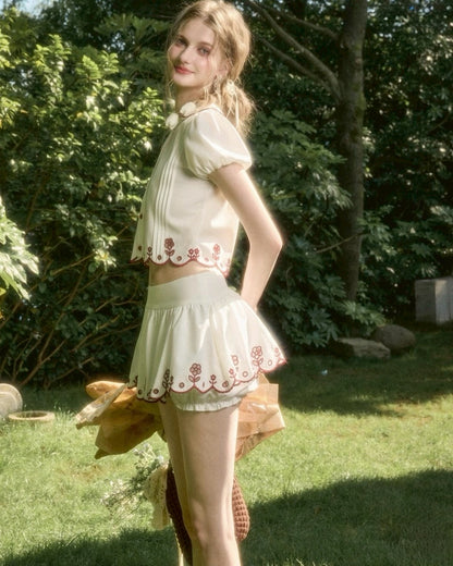 Märchen short tops & skirt