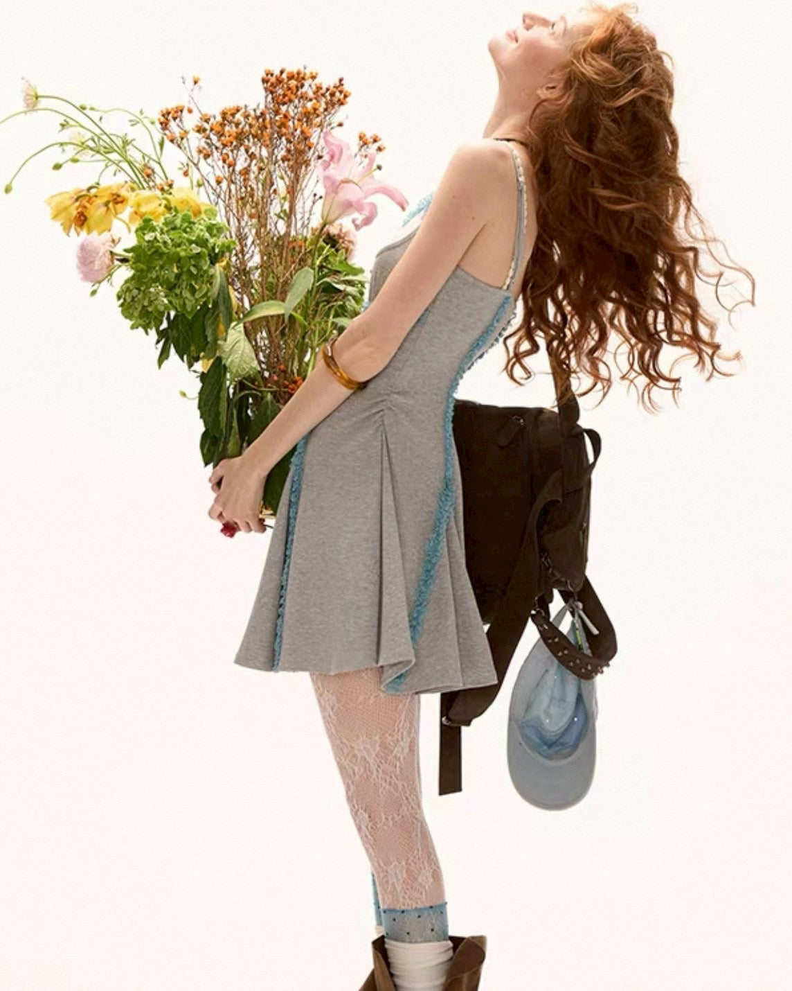 Bra top & Peplum dress