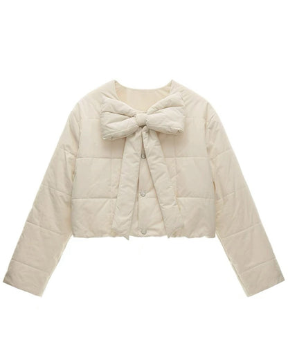 リボンショートアウター