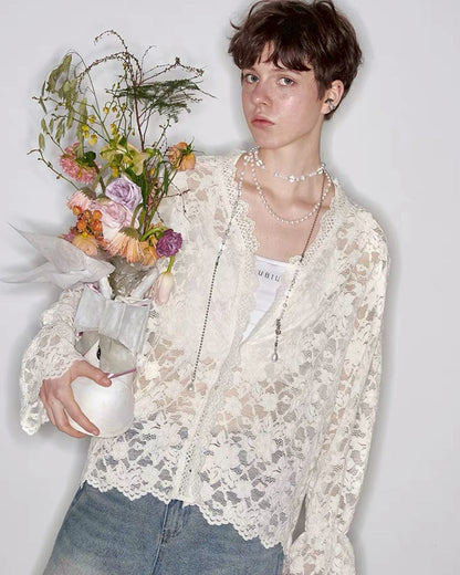 lace cardigan