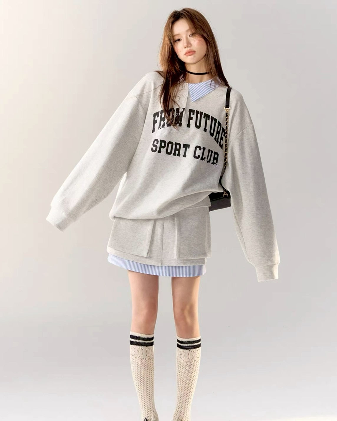 layered style sweat set