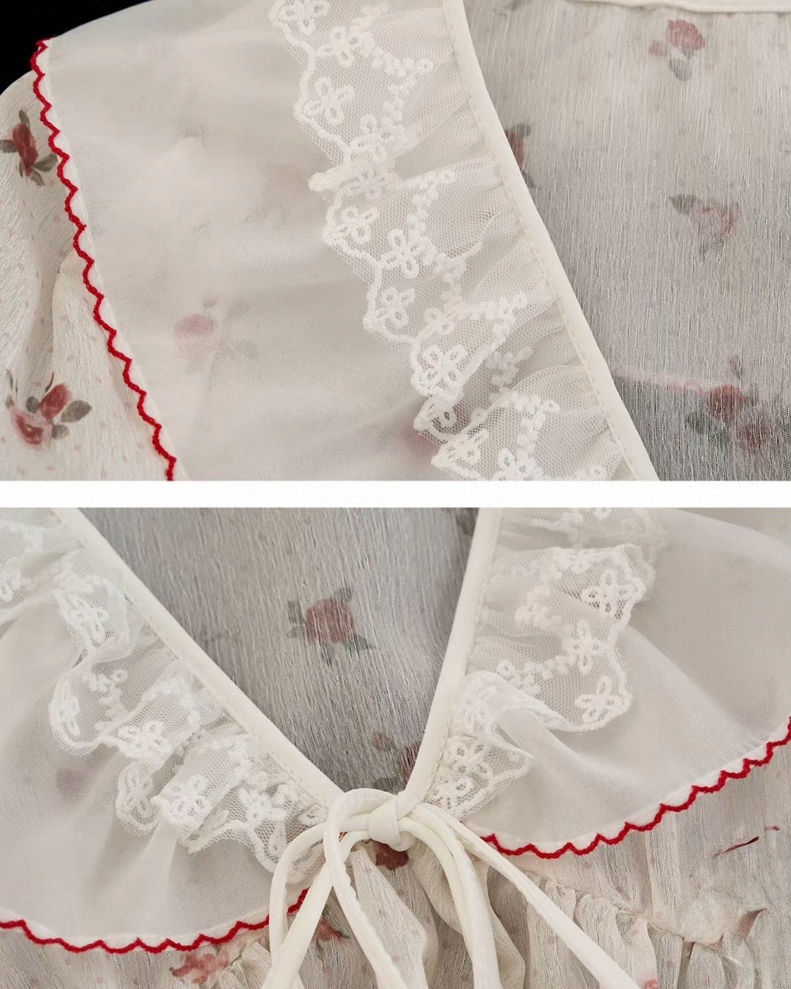 Petite Rose Sheer Top