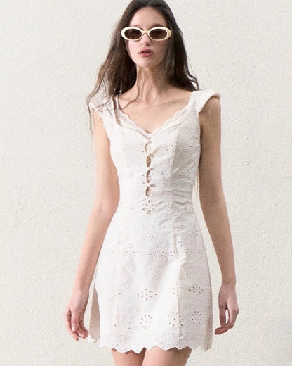 White lace dress short or long