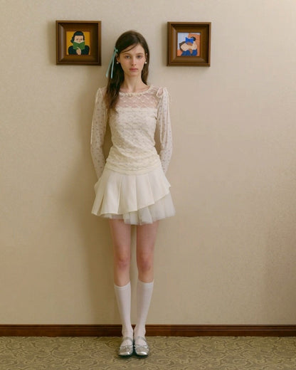 feminine see-through tops