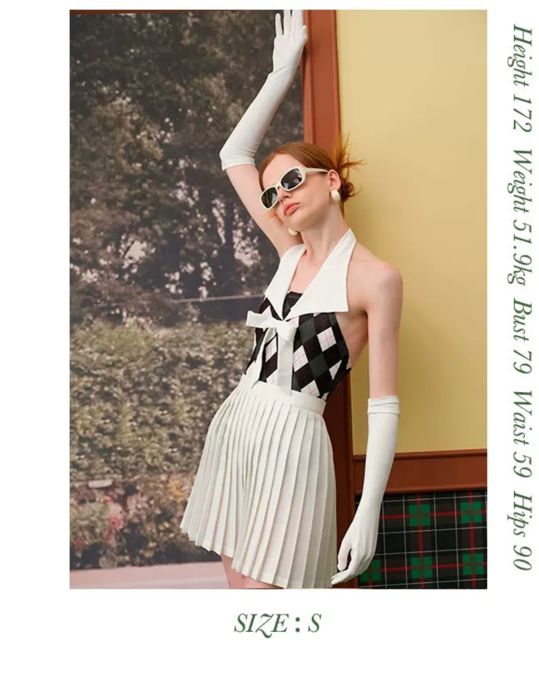 moon light check swimwear