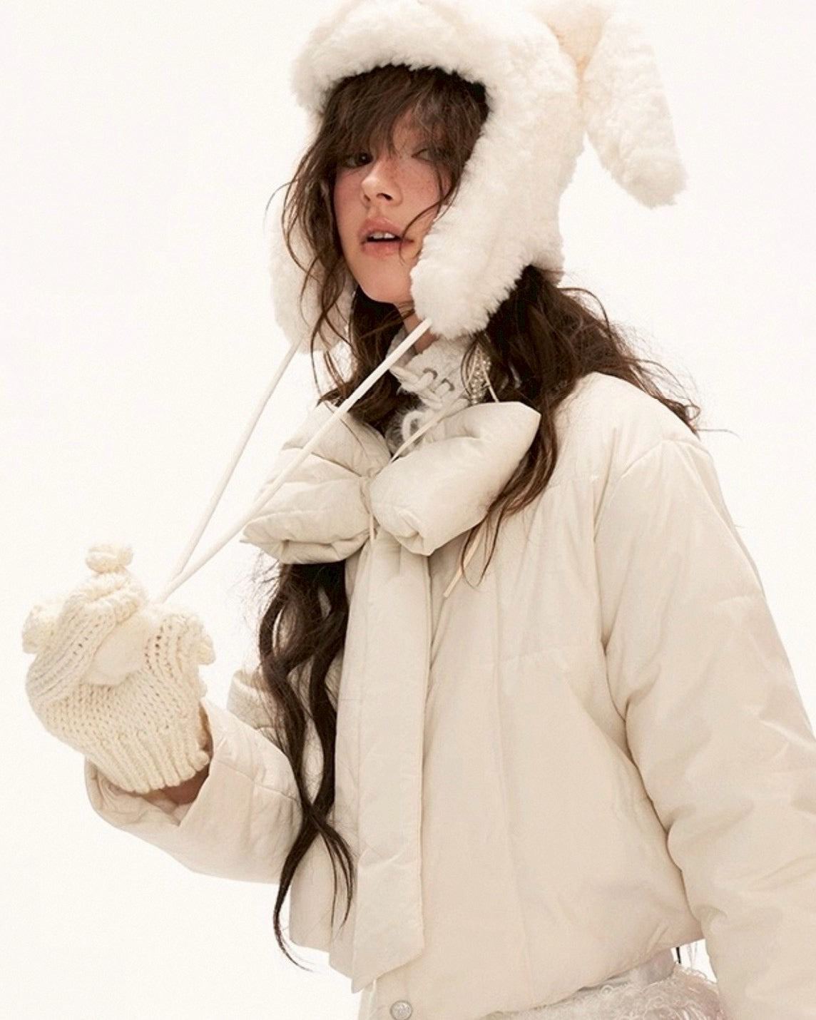 リボンショートアウター