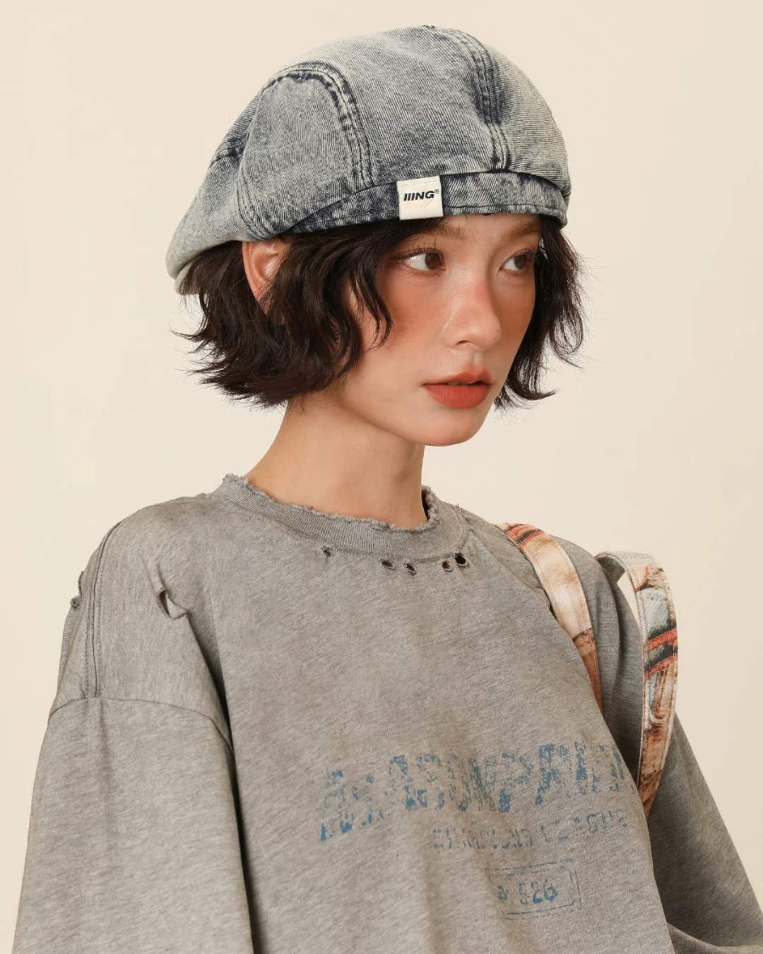 00 denim hat
