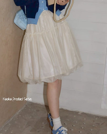 chiffon tulle skirt