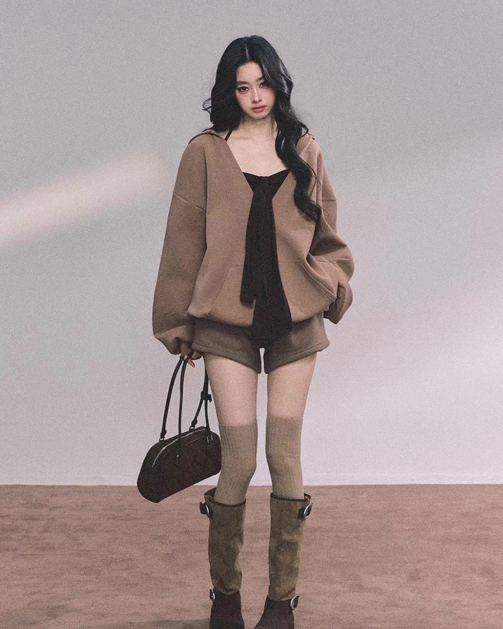 ワッフルパーカー