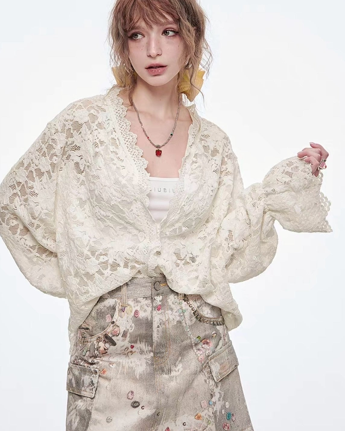 lace cardigan