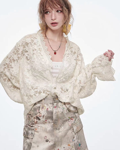 lace cardigan