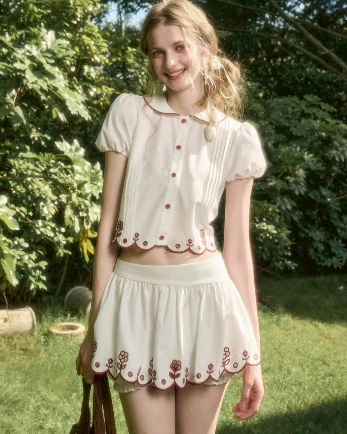 Märchen short tops & skirt