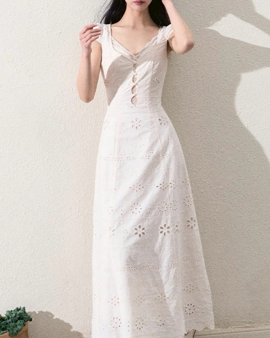 White lace dress short or long