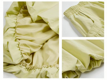balloon long skirt