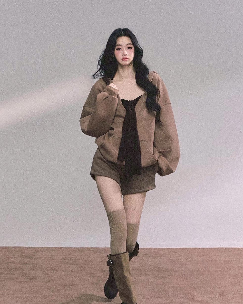 ワッフルパーカー