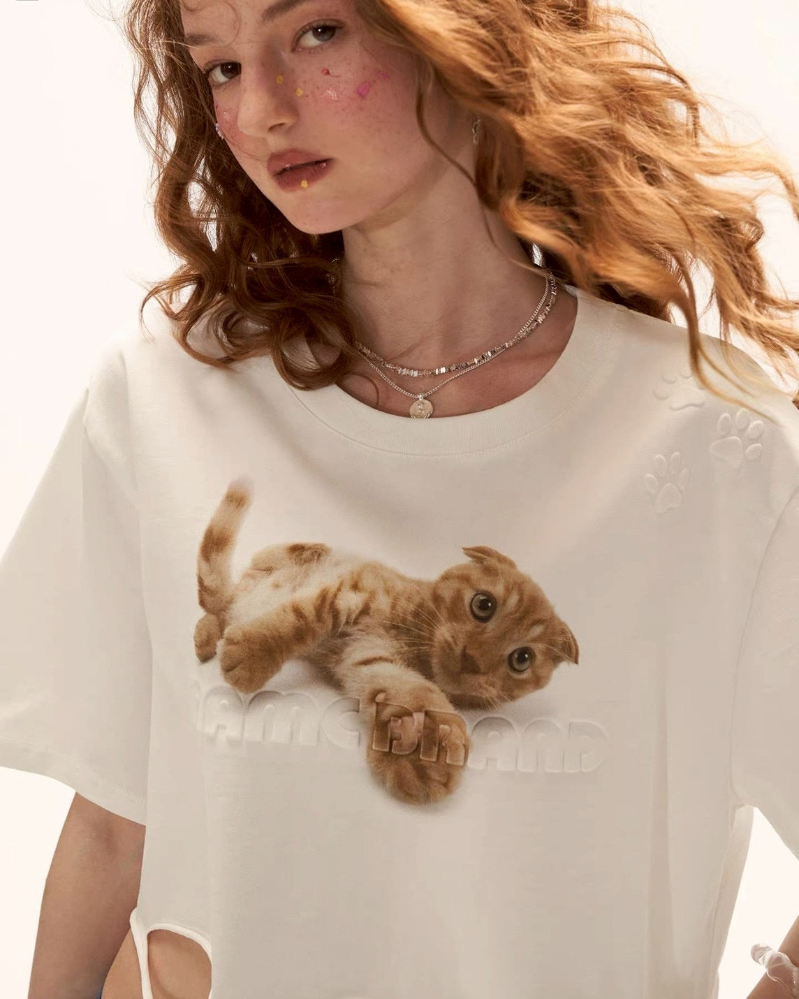cat short T-shirt