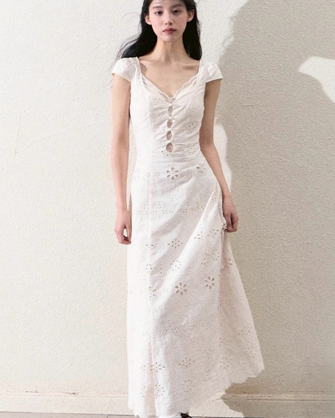 White lace dress short or long
