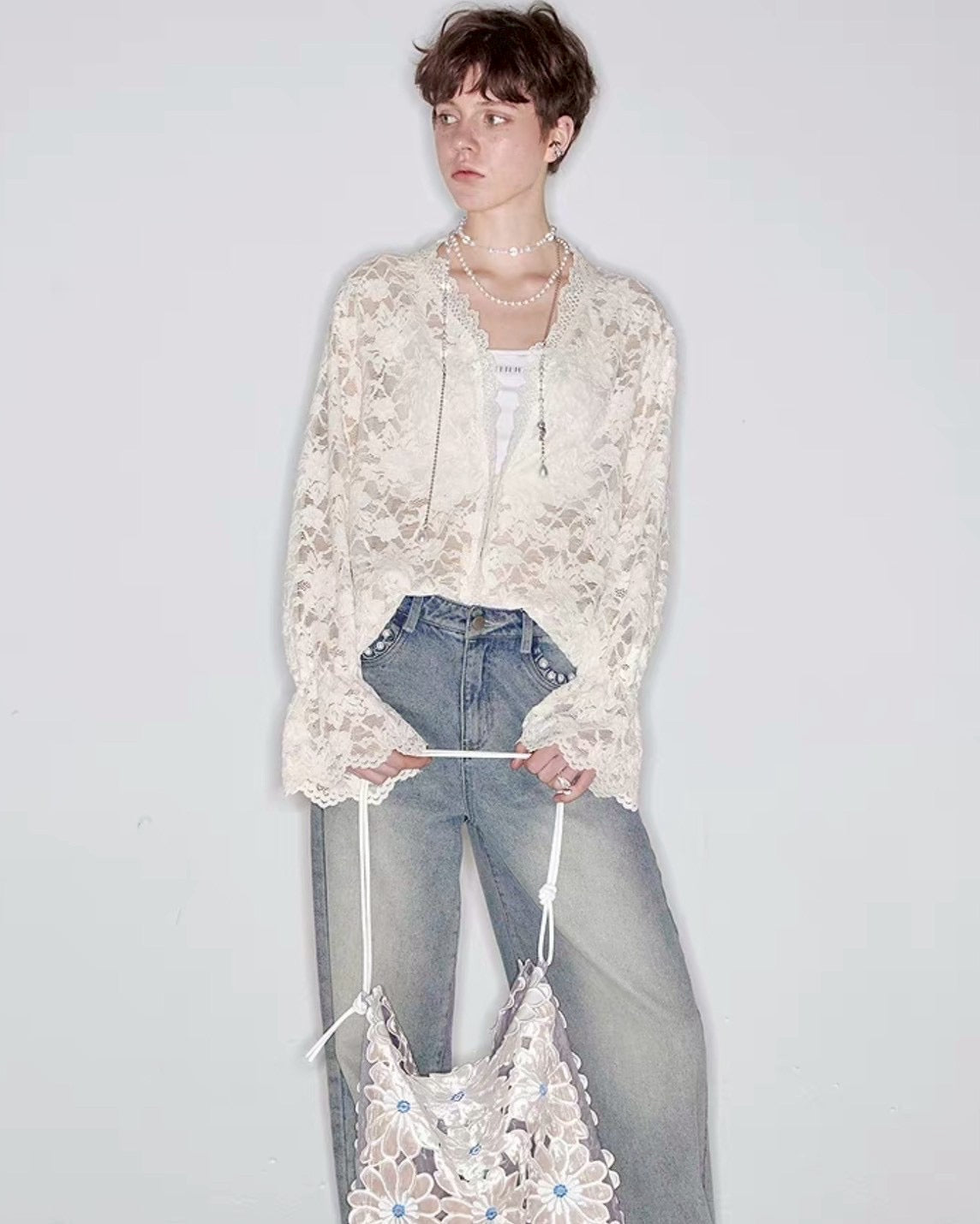 lace cardigan