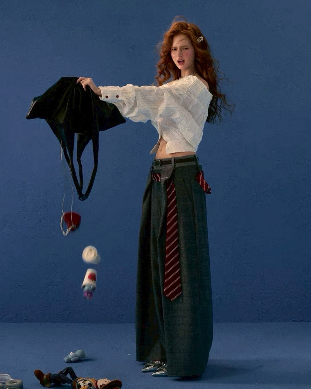 off shoulder short shirt