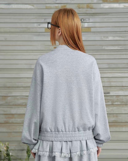 スウェットフリルセットアップ