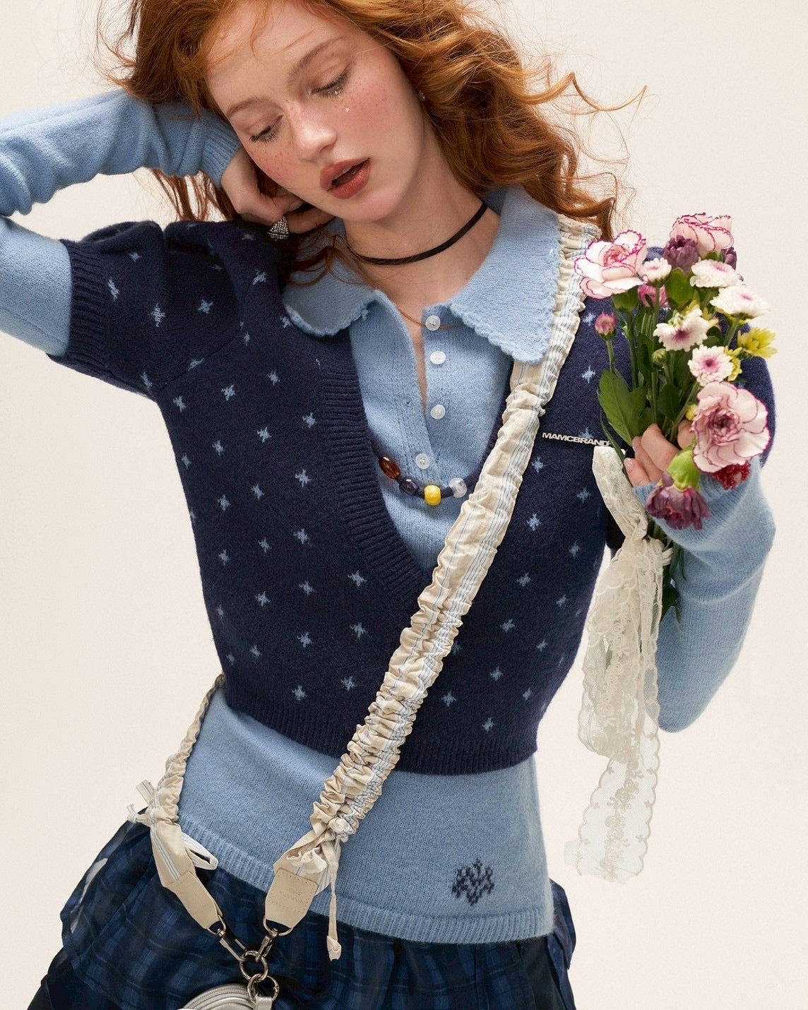 V-Neck Knit set