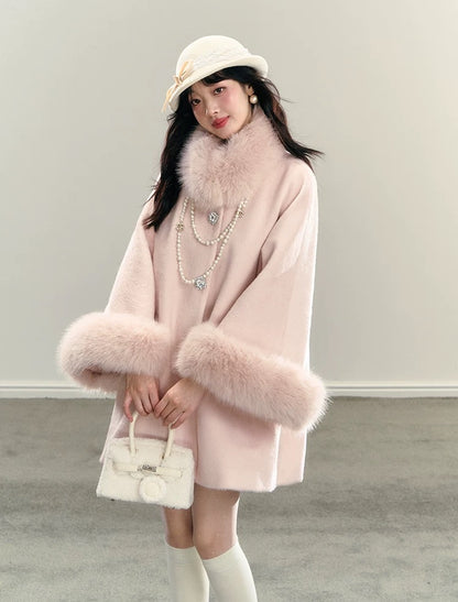 01 fur sleeve coat