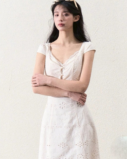 White lace dress short or long