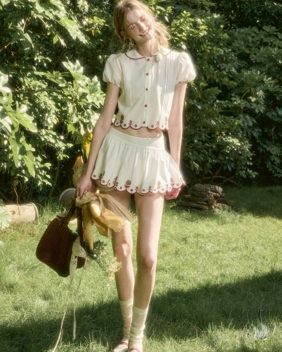 Märchen short tops & skirt