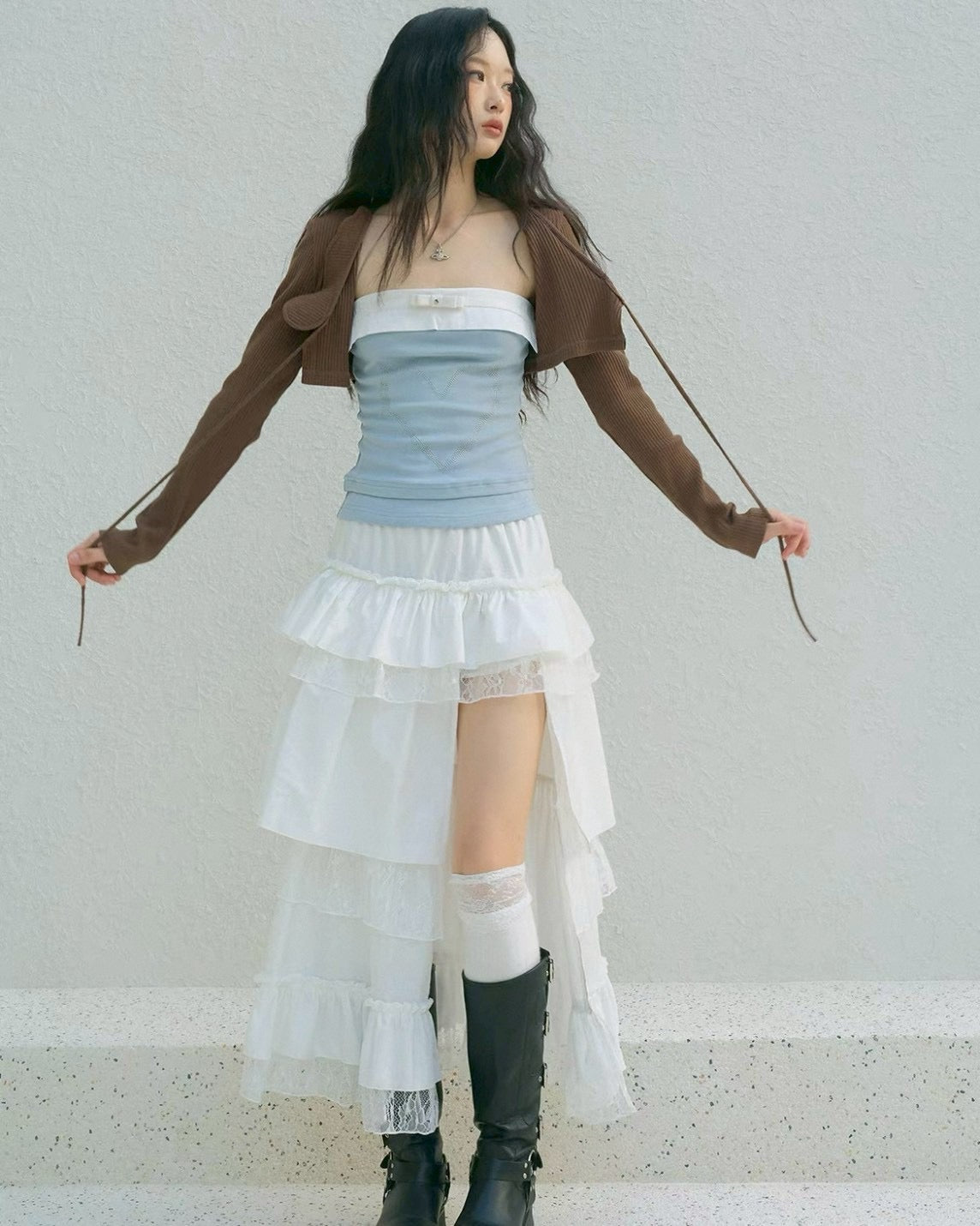 angel short cardigan