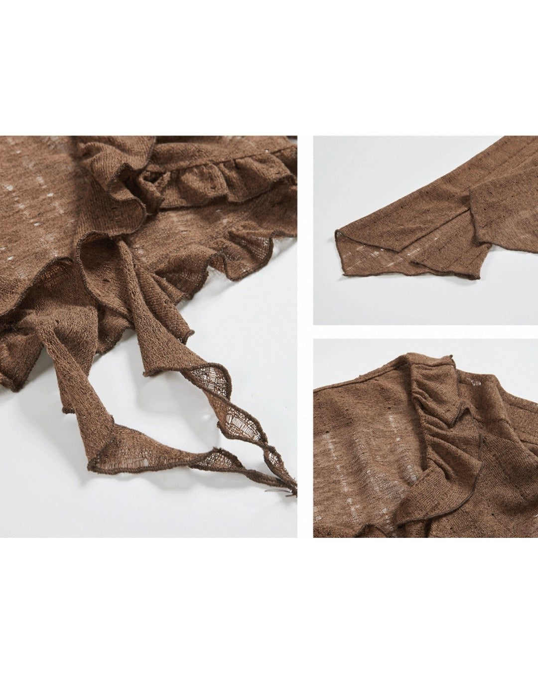 check asymmetry dress &cardigan