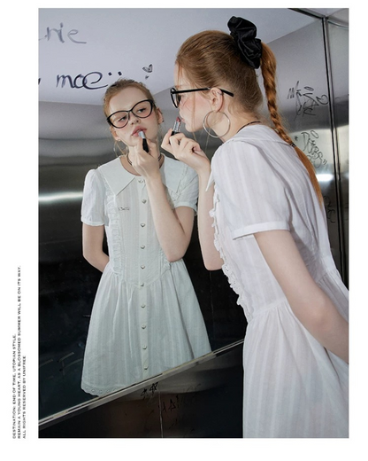 White shirt one piece