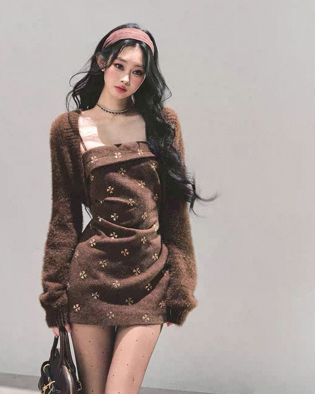 キャミワンピ&カーディガン