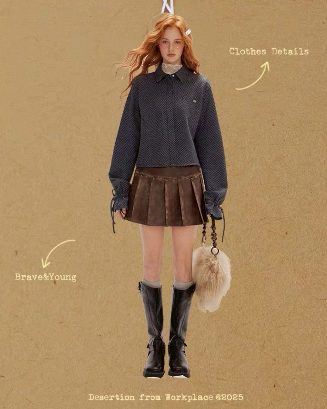 襟付きジャケット