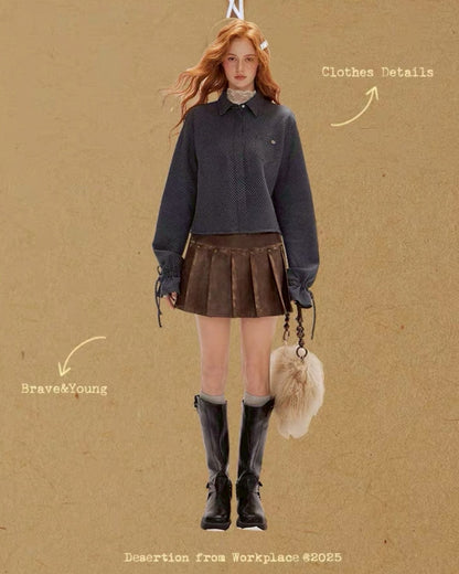 襟付きジャケット