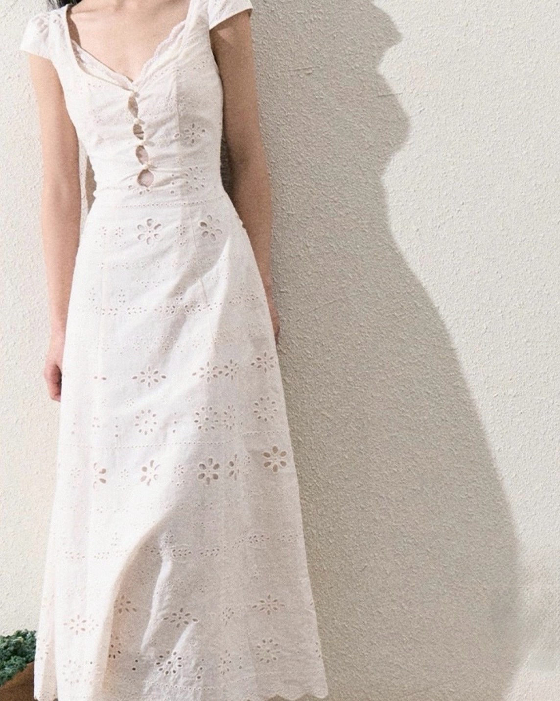 White lace dress short or long